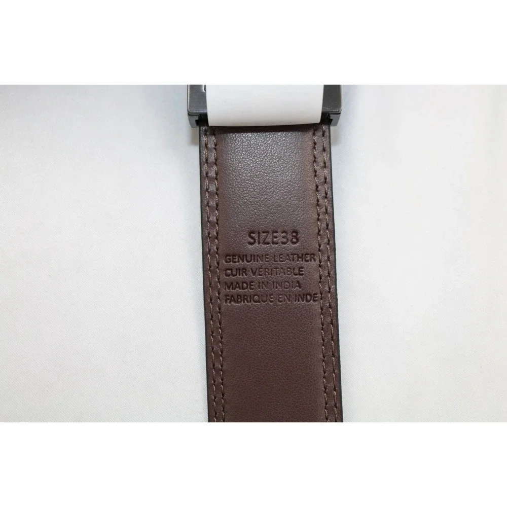 Robert Graham BAROLO REVERSIBLE BELT Black/Brown Leather Men's Size: 38 $98
